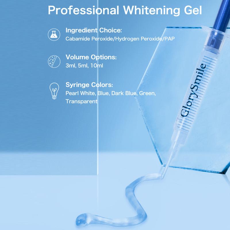 LED Teeth Whitener Kit, 1 Set White Teeth Tool Kit with Carbamide Peroxide Teeth Whitener Gel, Safe Enamel for Oral Care