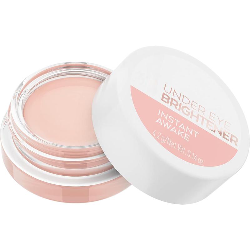 Undereye Brightening Cream | Covers and brightens dark circles | With Hyaluronic Acid and Shea Butter | Vegan, cruelty-free and paraben-free (010 | Light Rose)