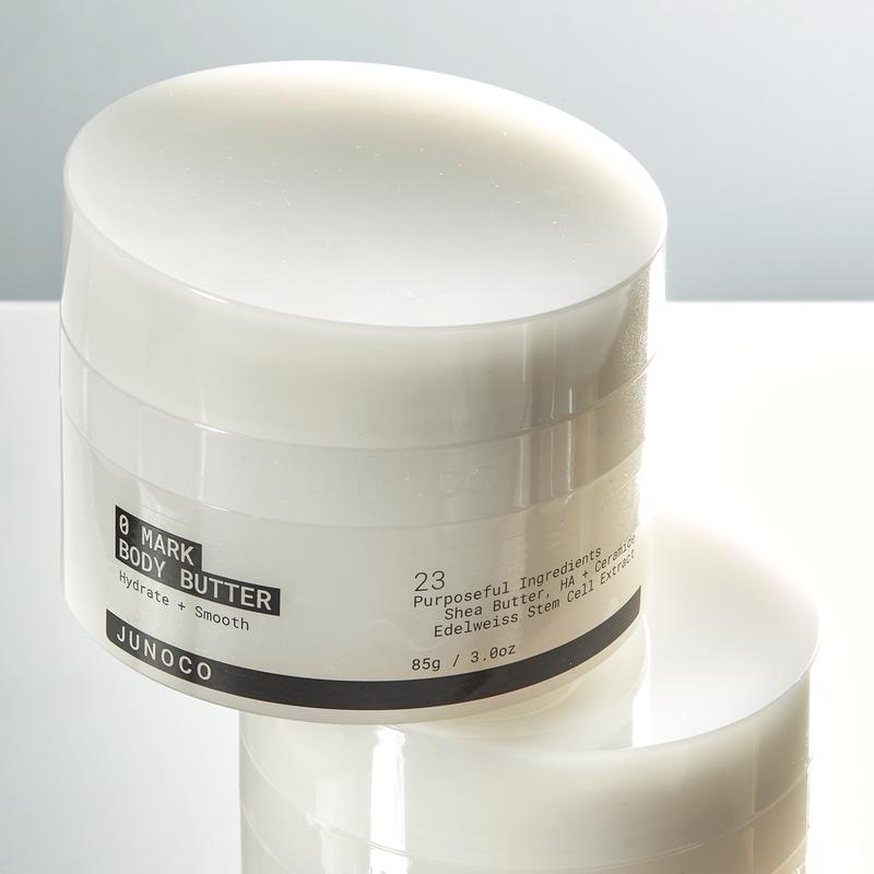 JUNOCO 0 Mark Body Butter, with shea butter, ceramides, and hyaluronic acid - 85gr