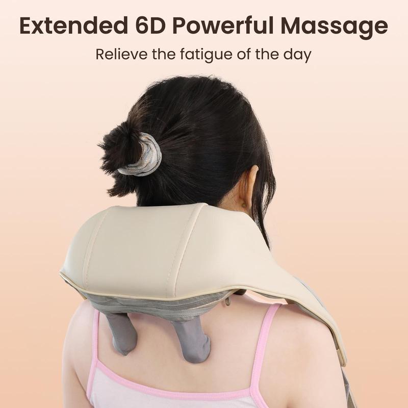 Neck Massager, Shiatsu Neck Shoulder Massager, Portable Electric Kneading Massager, Best Gifts for Mom Dad, Christmas Gifts