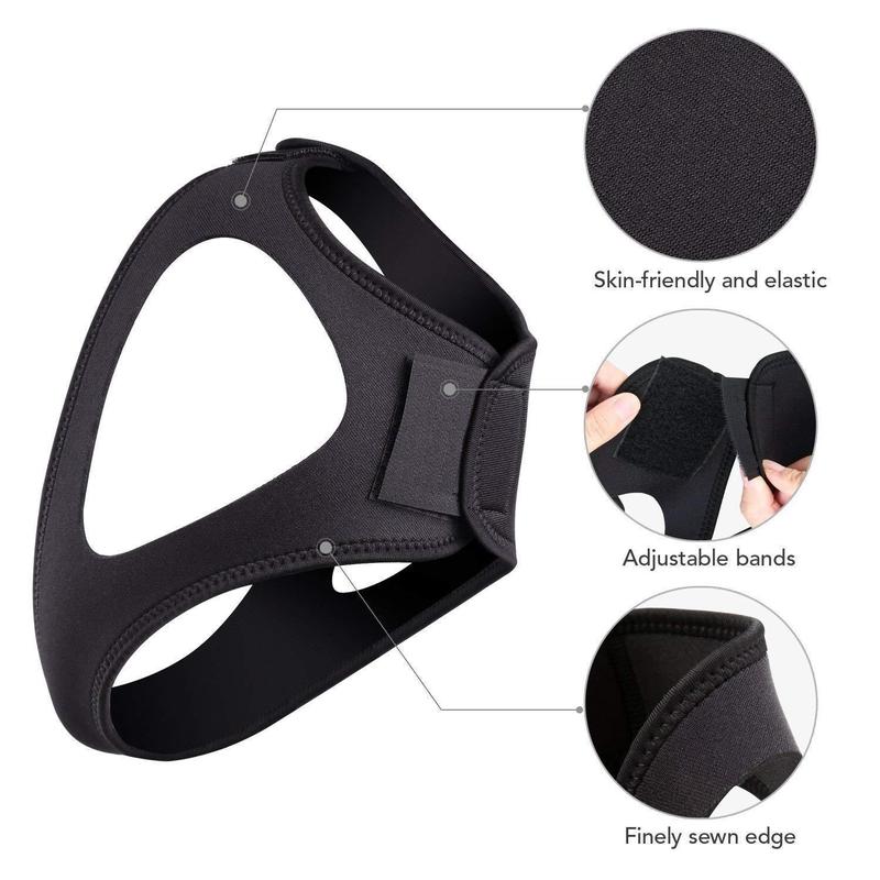 Anti Snore Chin Strap, Adjustable Stop Snoring Sleep Headband for Men & Women, Effective Anti Snore Chin Straps to Keep Mouth Closed While Sleeping