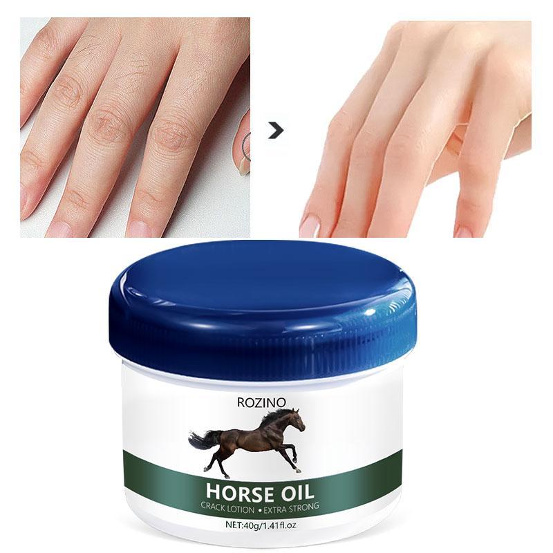 40g Horse Oil Foot Scrub, 1 Box Exfoliating Foot Cream, Moisturizing Foot Care Product for Dead Skin Removal