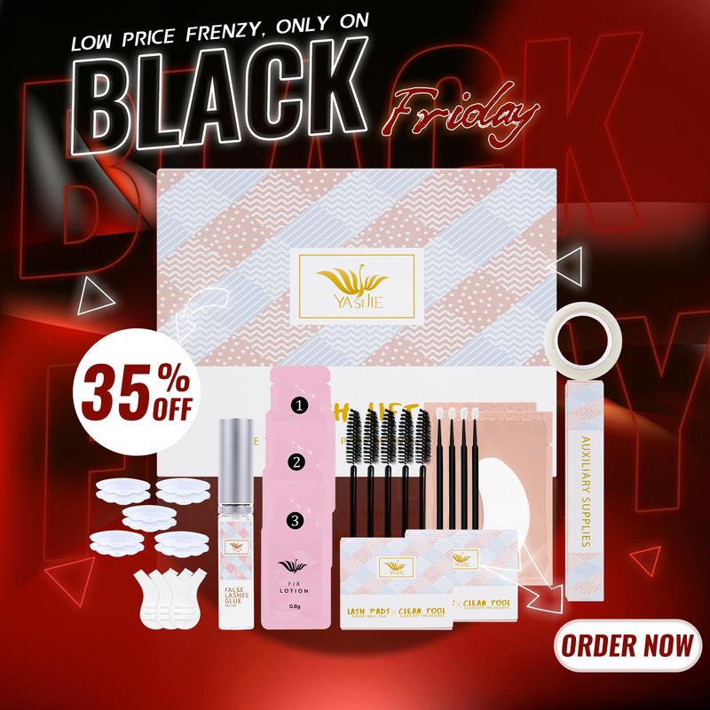 Black Friday Eyelash Lift Kit with Detailed Instructions Easy to Use for Beginners and Professionals,Safe and Effective to Achieve Salon-Quality Results at Home