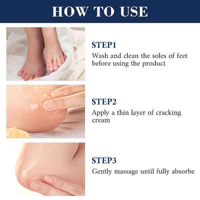 40g Horse Oil Foot Scrub, 1 Box Exfoliating Foot Cream, Moisturizing Foot Care Product for Dead Skin Removal