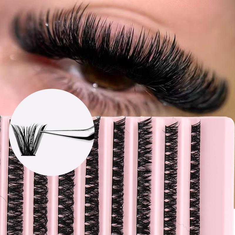 Mixed Length False Eyelashes (1 Box), Natural Look Eyelash Extensions, Self Grafting Curl Eyelashes, Eye Makeup Enhancement False Eyelashes for Women, Christmas Gift