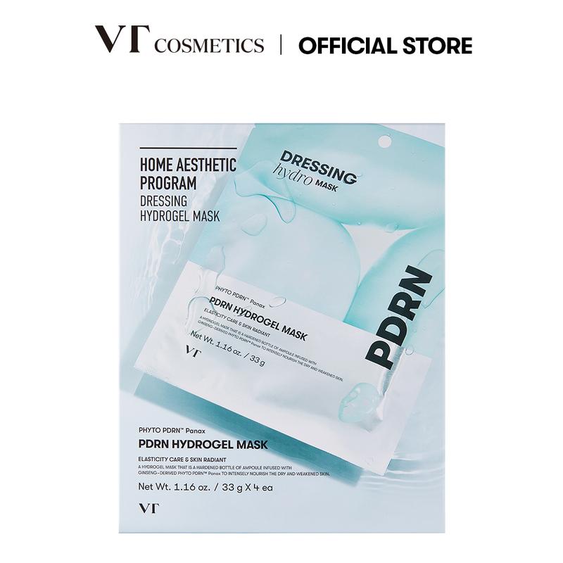 [Official VT Cosmetics] Reedle Shot 100 2-Step Hydrogel Mask 4EA SET 6 TYPES | Exosome | Korean Overnight Melting Mask