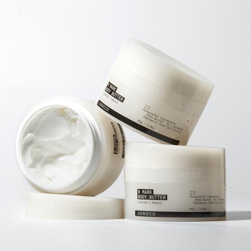 JUNOCO 0 Mark Body Butter, with shea butter, ceramides, and hyaluronic acid - 85gr