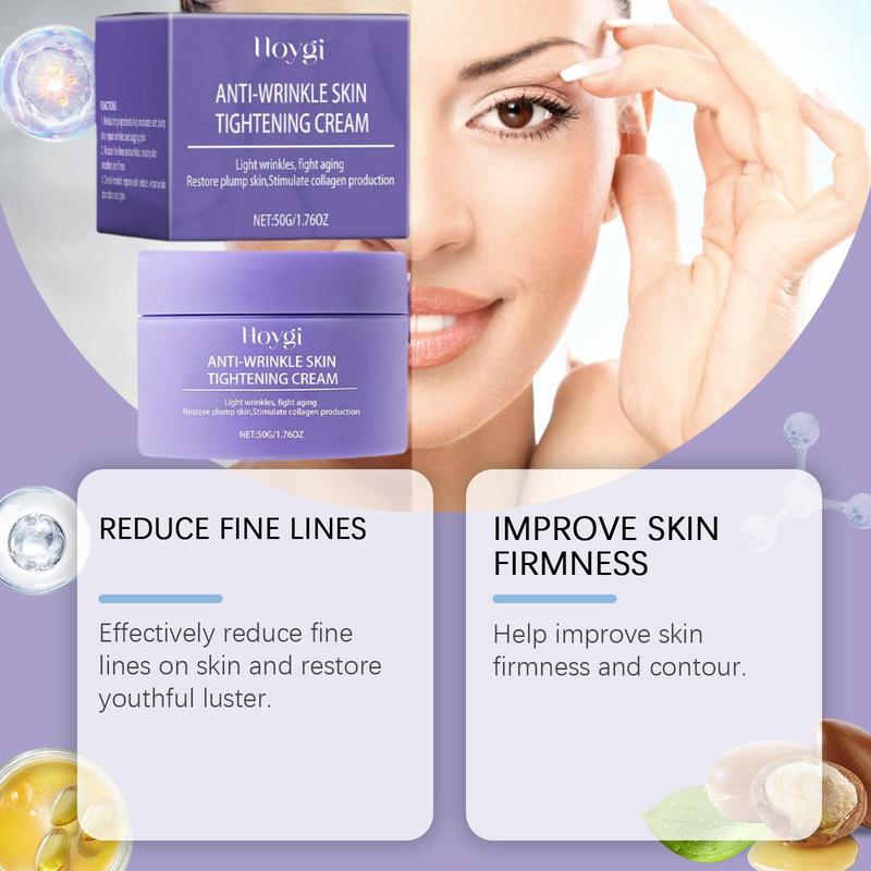 Overnight Skin Care Cream, 2 Counts Hydrating Facial Cream for Firming Skin, Nourishing Skin Care Products for Women