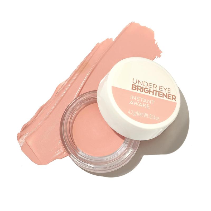 Undereye Brightening Cream | Covers and brightens dark circles | With Hyaluronic Acid and Shea Butter | Vegan, cruelty-free and paraben-free (010 | Light Rose)