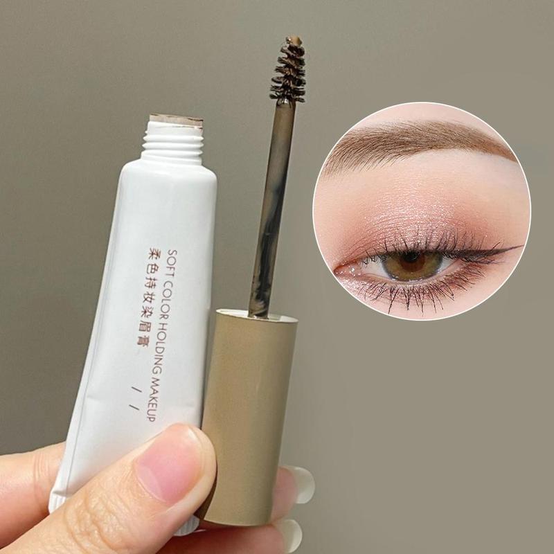 Long Lasting Eyebrow Gel, 1 Count Waterproof Eyebrow Pomade, Smudge Proof Eyebrow Tinted Cream, Eye Brow Coloring Styling Defining Cream, Eyebrow Makeup Products