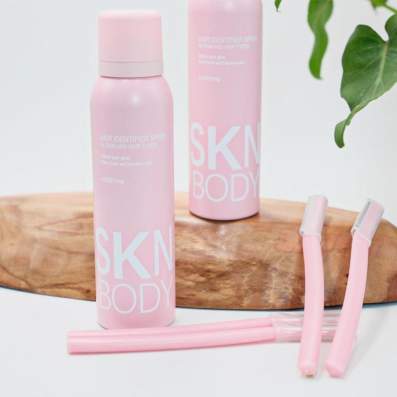 Spray + Dermaplaner Bundle from SKNBODY Peach Facial