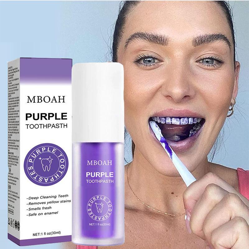 Comfort Teeth Brightening & Refreshing Purple Toothpaste, Toothpaste for Removing Yellow Stains, Teeth Cleaning, Gums Protecting Toothpaste