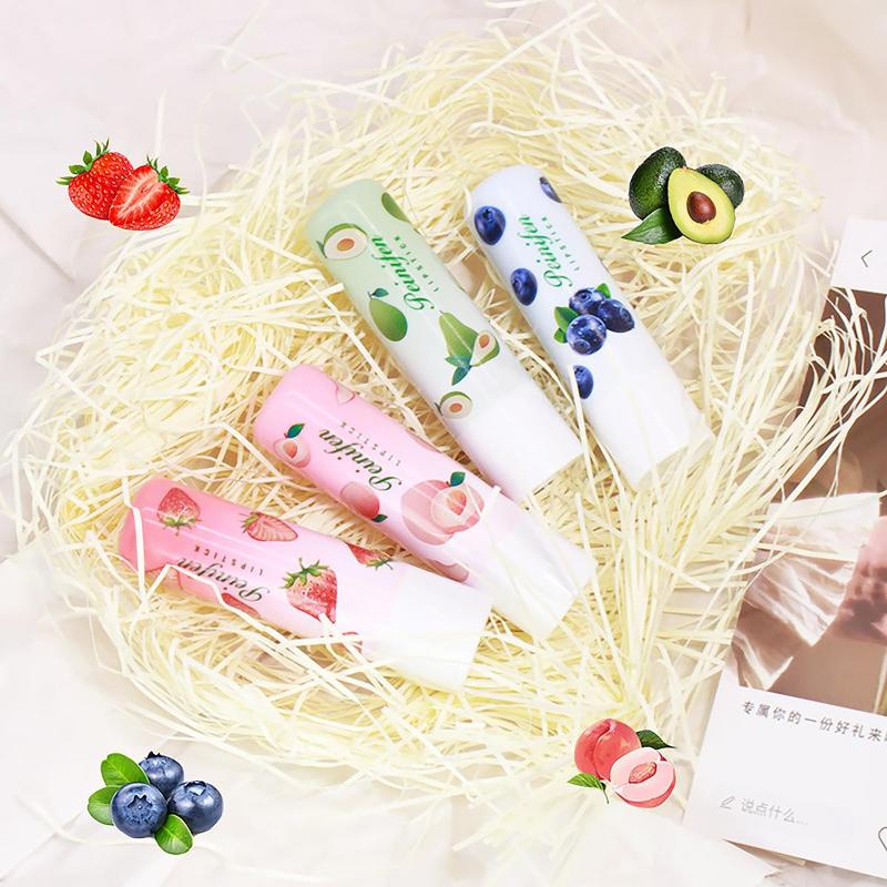 Fruit Moisturizing Lip Butter Balm, olor Changing Glossy Lipstick, Multicolor Long Lasting Lipsticks, Cosmetic Hydrating Lip Gloss, Moisturize Hydrate Lip Care