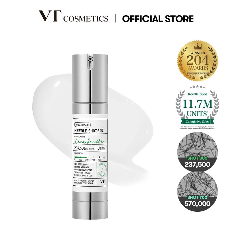 [Official VT Cosmetics] Reedle Shot 300 Duo: Strong Microneedling Booster, Exosome, Centella Asiatica