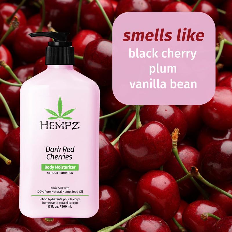 Dark Red Cherries Herbal Body Moisturizer