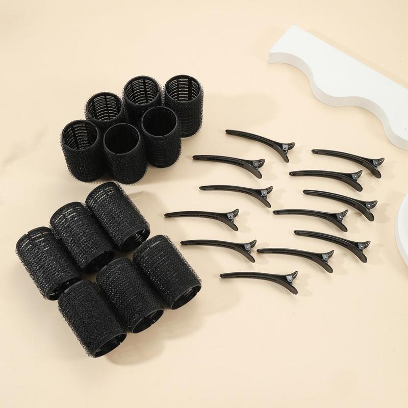 No Heat Hair Curlers Hair Products, 24pcs set Including 12 Hair Rollers and 12 Clips, Heatless Hair Styling Tools for Women & Girls, Hairdressing Accessories for Home and Salon, Hair Products, Gift for Women, Christmas Gift