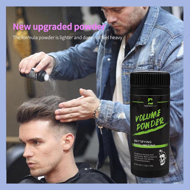 Hair Enrichment Powder - For both men and women, with moisturizing, natural styling, root lifting, oil absorption and other effects - suitable for ordinary hair texture powder