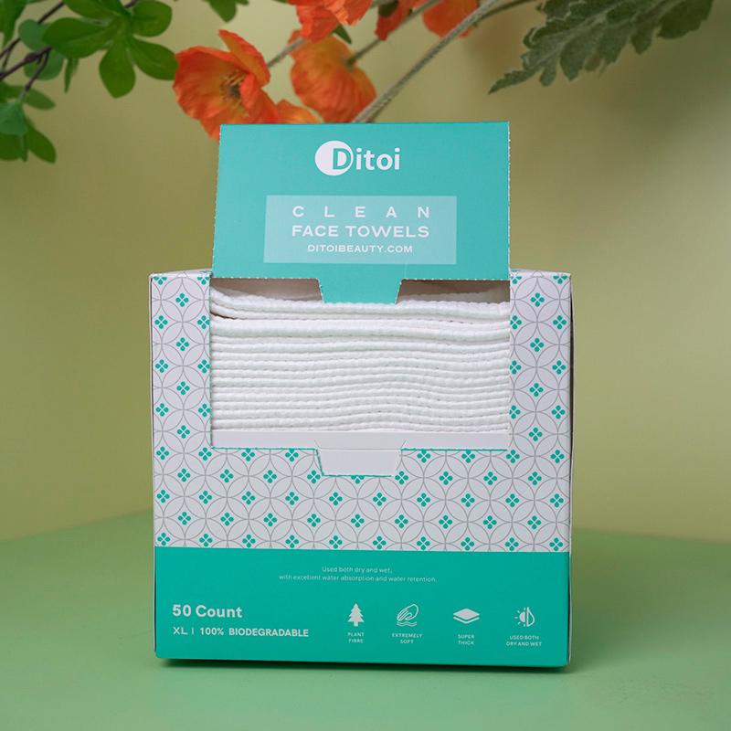 Ditoi Disposable Face Towel Super Soft Thick Absorbent Dry Makeup Remover Wipes