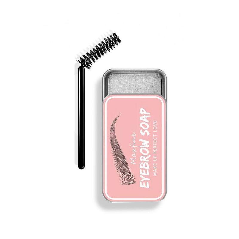 Long Lasting Clear Eyebrow Wax with Eyebrow Brush, Natural Look Eyebrow Styling Wax, Lightweight Eyebrow Setting Gel, Eyebrow Primer Makeup Set for Women