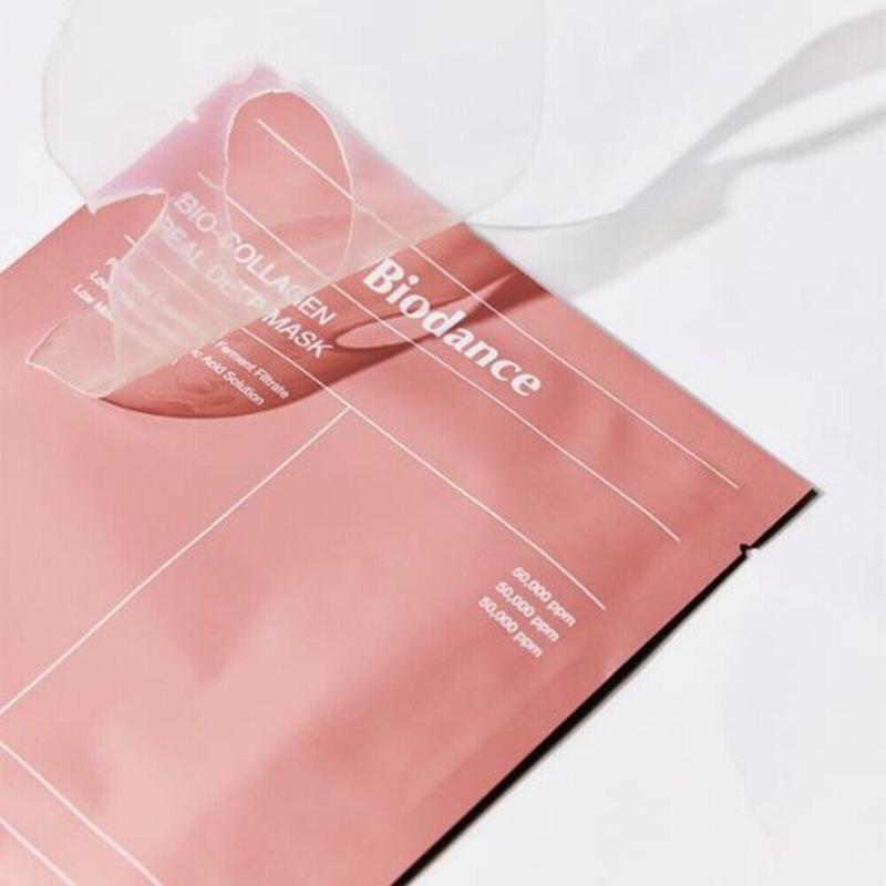 BIODANCE Bio Collagen Real Deep Mask, 34g Hydrating and Pore Tightening Sheet Mask for Face | Low Molecular Collagen Ampoule