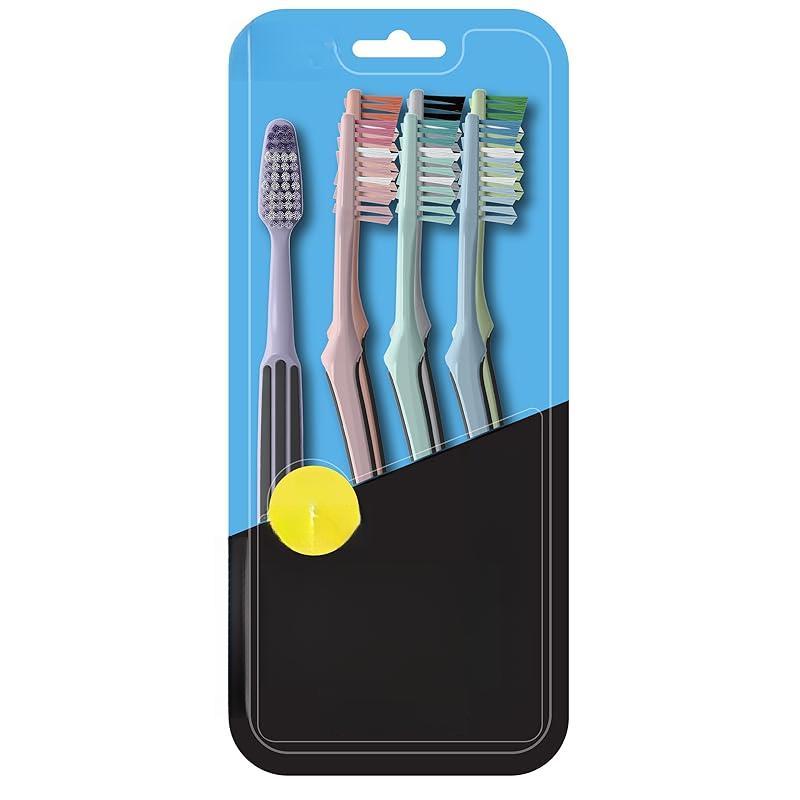 Premium Design Toothbrush, Firm Bristles, 7-Pack Value Pack Thanksgiving, Christmas, New Year Gift