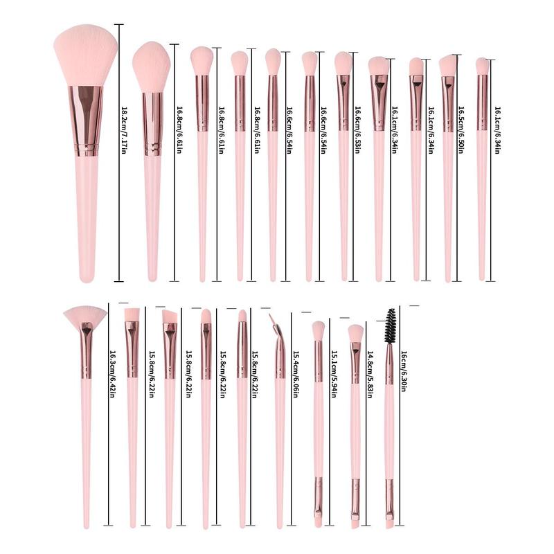 Makeup Tool Set, 35pcs set Makeup Brush & Makeup Bag & Sponge & Powder Puffs & Brush Cleaning Bowl & Wristband & Hairband, Professional Makeup Tools for Women