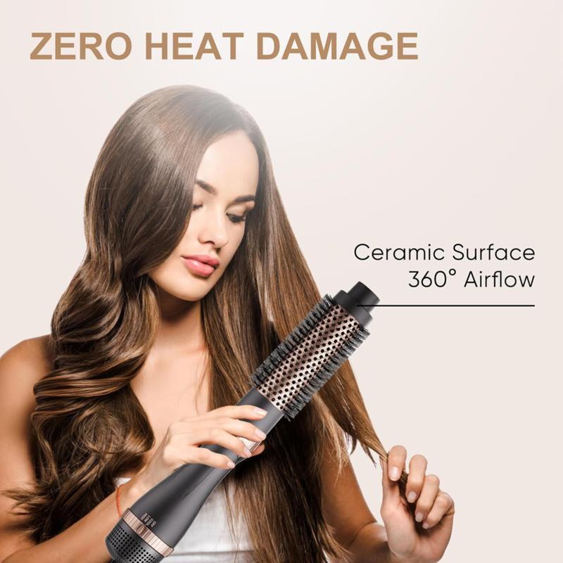 5-in-1 Multifunctional Hair Styling Tool - Comb, Hair Dryer, Curling Wand, Straightening Brush, and More - Ultimate Beauty Essential for All Hair Types