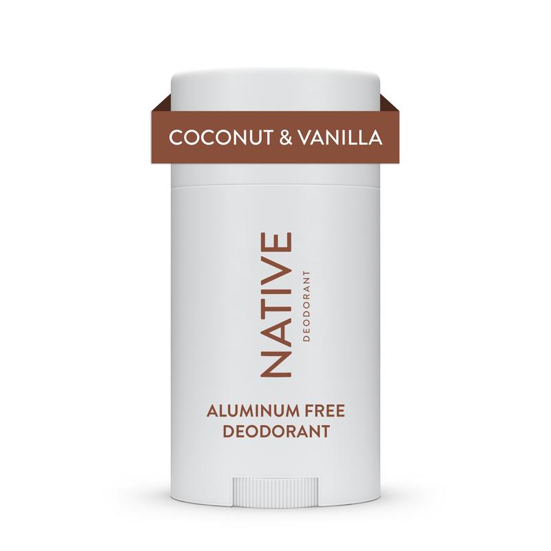 Native Deodorant, Aluminum Free, Coconut & Vanilla, Deodorant for Women and Men, 2.65 oz