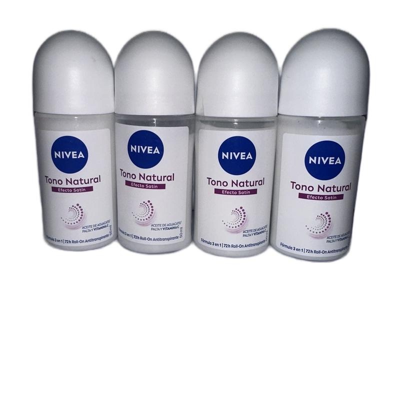 Nivea Satin Effect or Pearl & Beauty Roll On Moisturizing Deodorant Avocado and Vitamin C choice of Single, set of 2, 3, or 4.