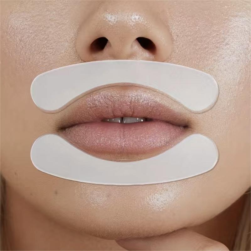 Reusable Silicone Lip Patch, 4pcs set Transparent Facial Firming Patch for Mouth, Comfort Facial Lifting Patch, Professional Facial Skincare Pad for Women & Men