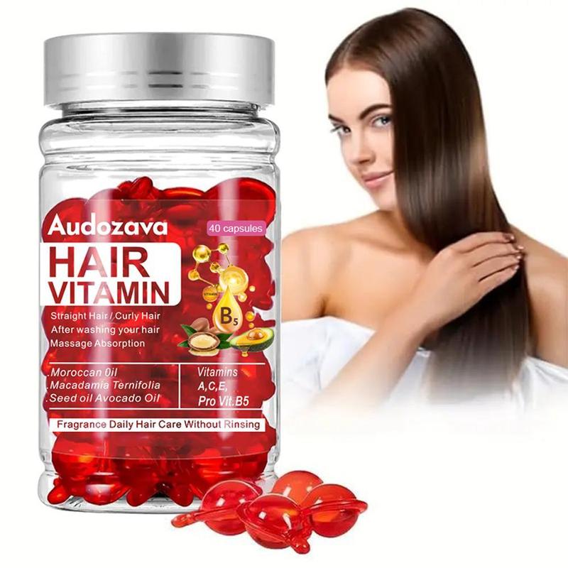 Hair Vitamin Capsule Oil, Nourishing Hair Care Oil for Dry & Damaged Hair, Moisturizing Hair Care Product for Women & Men, Hair Products