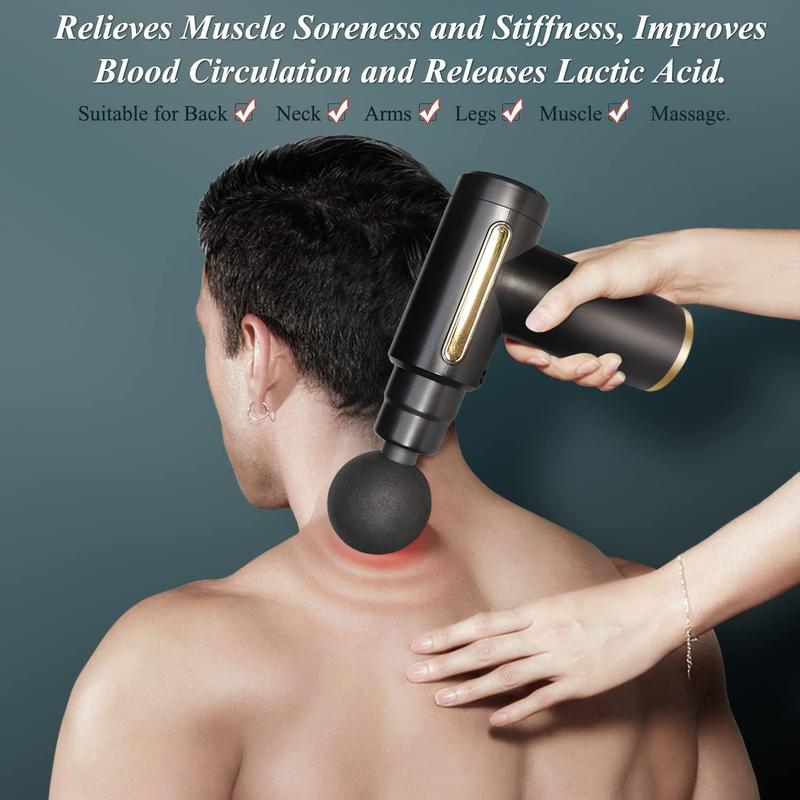 Massage Gun,Shoulders Neck Massager for Pain Relief Deep Tissue,Relieve Muscle Soreness,Let You Feel Relaxed and Comfortable After a Day's Work