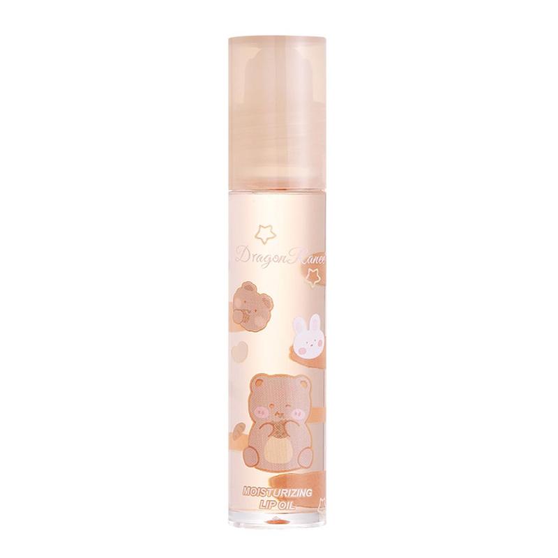 Moisturizing Lip Oil, Cute Cartoon Pattern Lip Gloss, Lip Care Product for Women