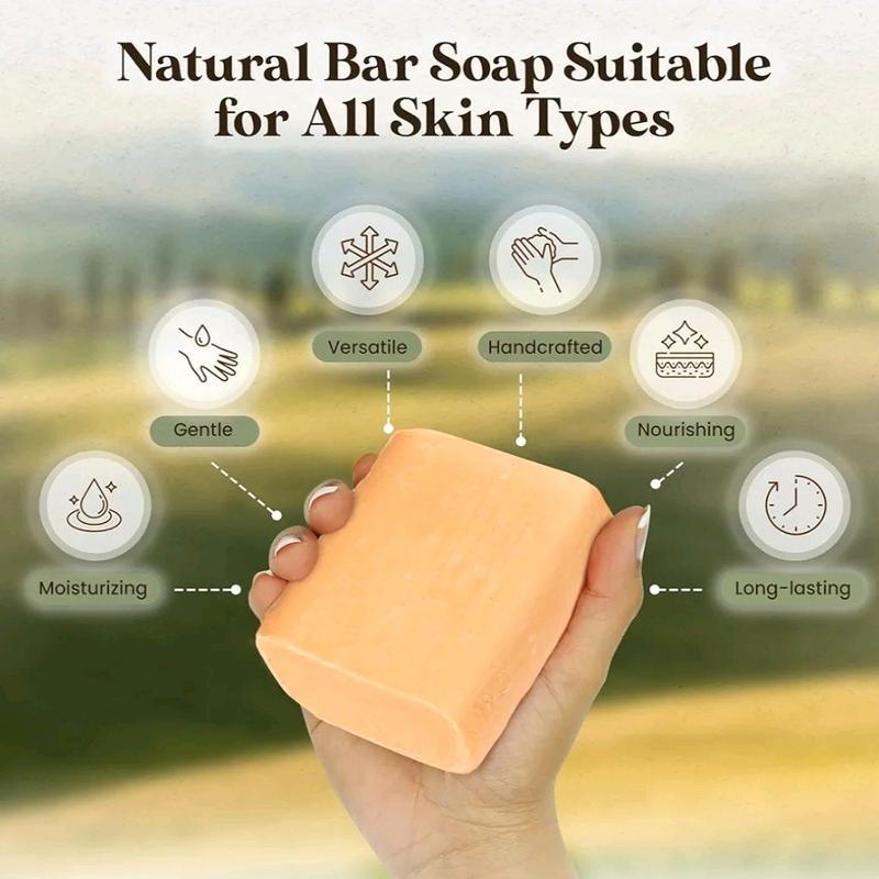 Amish Farms Soap- All Natural Bentonite Clay | Vegan Moisturizing for Sensitive Skin | Women & Mens Face & Body Bar Bath Soap | Clean Scent (5 Bars)