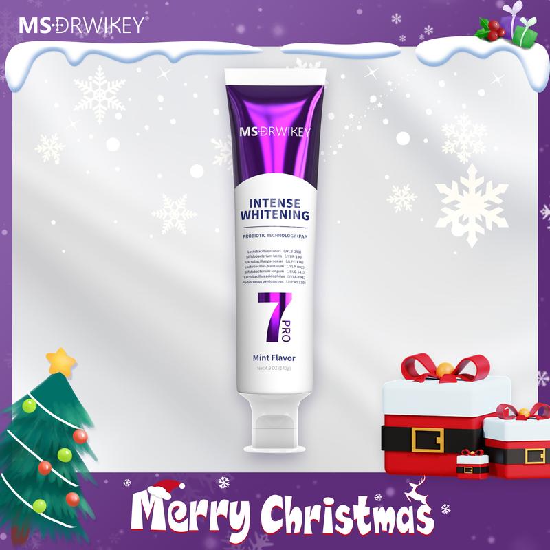 New Arrival! Christmas stocking stuffers. Limited-Time Flash Sale: 7Pro Brightening Toothpaste for Sparkling White Teeth and Fresh Breath Every Day! A Must-Have for Oral Care.