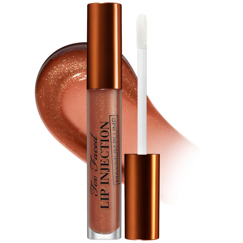 Too Faced Lip Injection Maximum Plump Lip Gloss - Caramel Apple Scented with Shimmer 