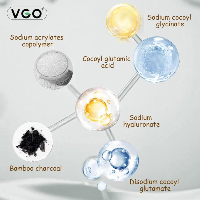 VGO-Vitamin C Serum, Moisturizer, and Facial Cleanser Set Cleansing Moisturizing Suitable for sensitive skin-Live Skincare Radiance-A OY