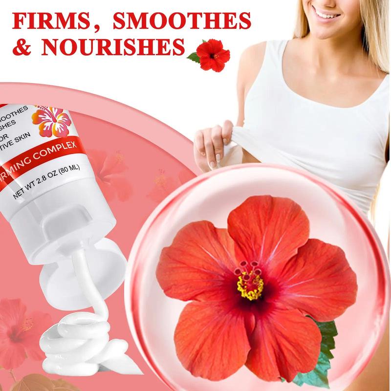 80ml Belly Skin Firming Cream, Skin Tightening Cream with Hibiscus and Honey, Moisturizing Skin Cream for Women, Body Care Cream, Christmas Gift