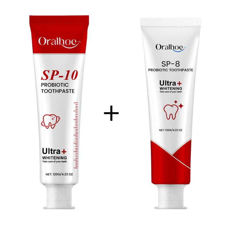 Sp10   Sp8 Probiotic Toothpaste,  Sp10 Toothpaste Fresh Breath，Deep Cleaning Care-Probiotic Toothpaste for a Brighter Tooth