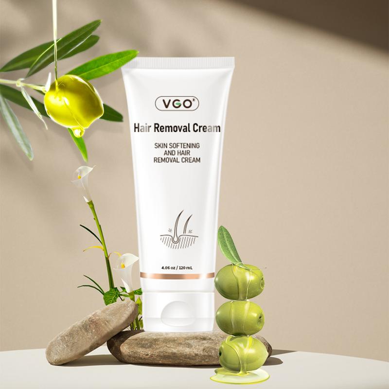 VGO Hair Removal Lotion Cream, 120ml   4.0oz Body Care Unisex-A2 Wax Gentle Comfort Cosmetic