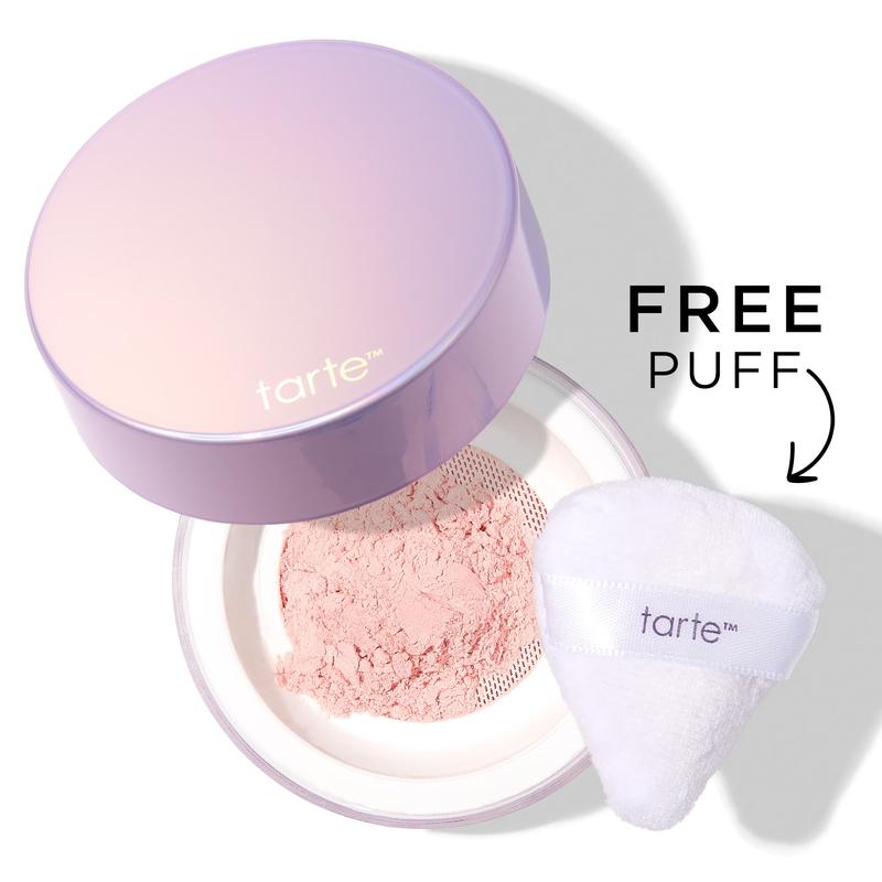 tarte creaseless loose setting powder - free setting puff