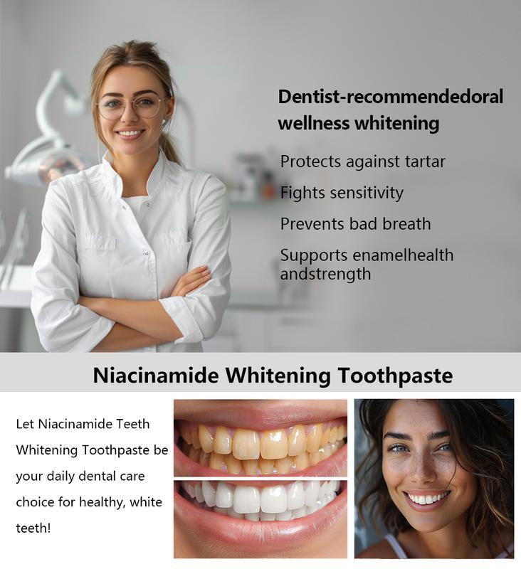 BodyAccel Niacinamide Whitening Toothpaste - Triple Whitening