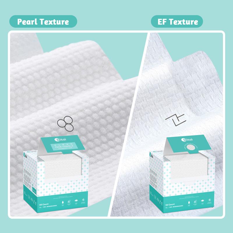 Ditoi Disposable Face Towel Super Soft Thick Absorbent Dry Makeup Remover Wipes