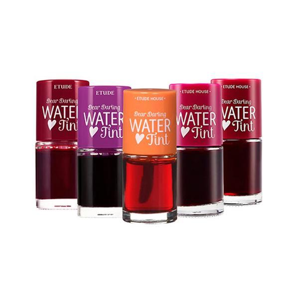 [ETUDE] Dear Darling Water Tint (5 Colors), Non-Sticky, High-Shine, For Easy Application, Comfortable, Plumping, Fuller-Looking Lips, Moisturizing, Long-Lasting