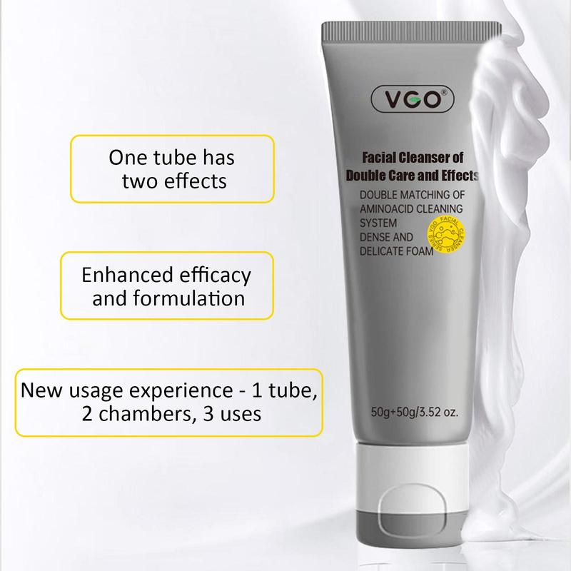 VGO-Vitamin C Serum, Moisturizer, and Facial Cleanser Set Cleansing Moisturizing Suitable for sensitive skin-Live Skincare Radiance-A OY