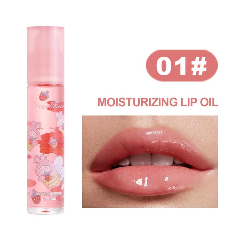 Moisturizing Lip Oil, Cute Cartoon Pattern Lip Gloss, Lip Care Product for Women