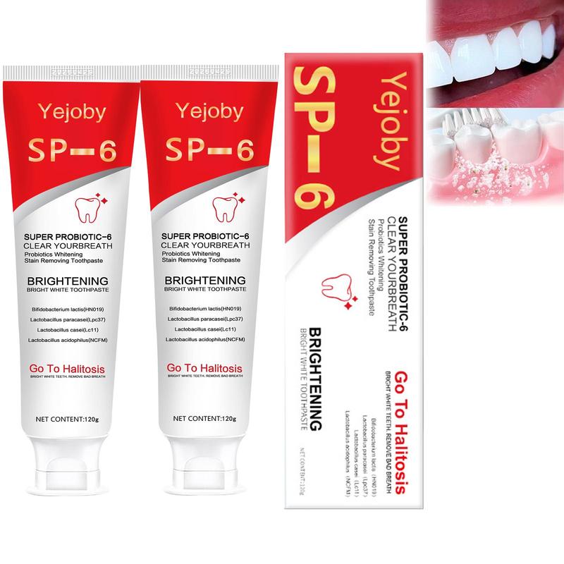 Probiotics Bright White Toothpaste, Sp 6 Toothpaste, Sp-6 Ultra Whitening Toothpaste, Ultra Whitening Toothpaste Sp-6, Sp-6 Probiotics Whitening Toothpaste, Fresh Breath