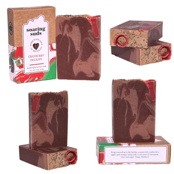 Soaring Suds Holiday Artisan Soap Bars