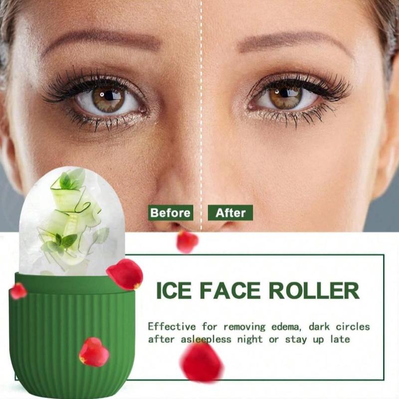 Silicone Ice Cube for Face & Eye, 1 Count Soothing Facial Beauty Massage Mold, Household Skin Care Tool for Women & Girls