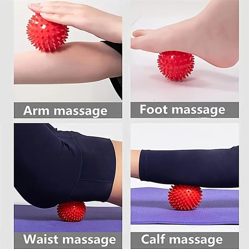 Random Color Hard Spiky Ball, 1 Count Muscle Relaxation Massage Ball for Foot & Back, Sports Massage Accessories for Home Gym